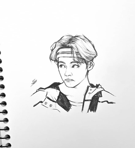 Скетчбук BTS