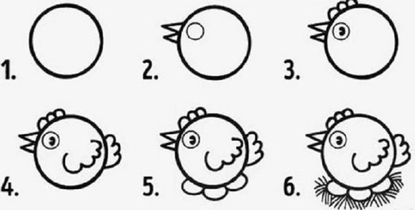 Схемы рисования для малышей