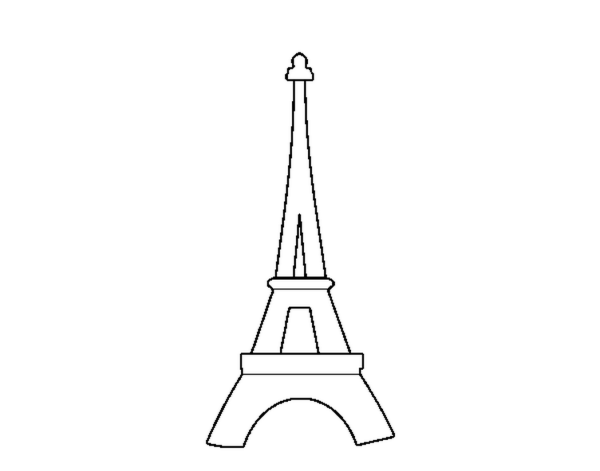 Скульптура башня карандашом для детей