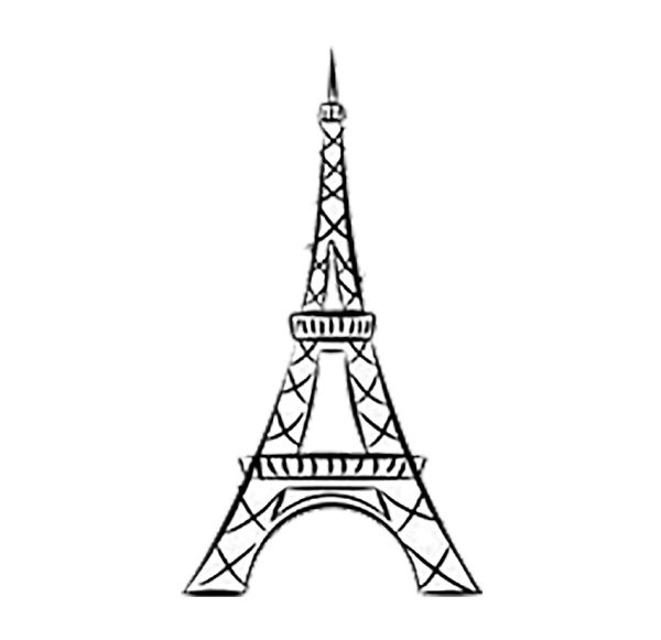 Достопримечательности Франции раскраски