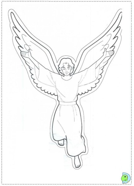 Срисовать ангела