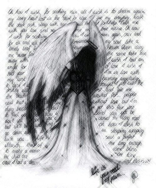 Рисунки карандашом грустные