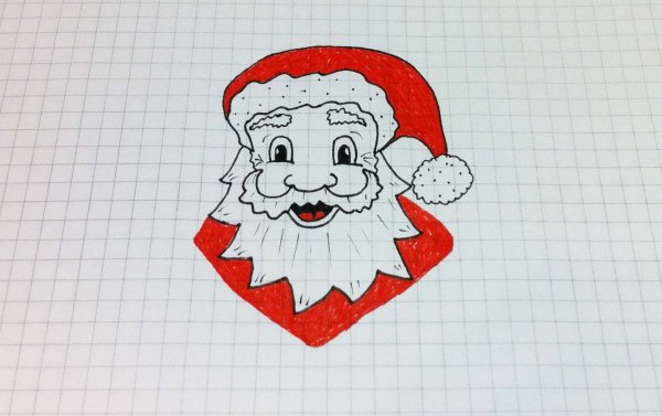 Новогодние рисунки карандашом