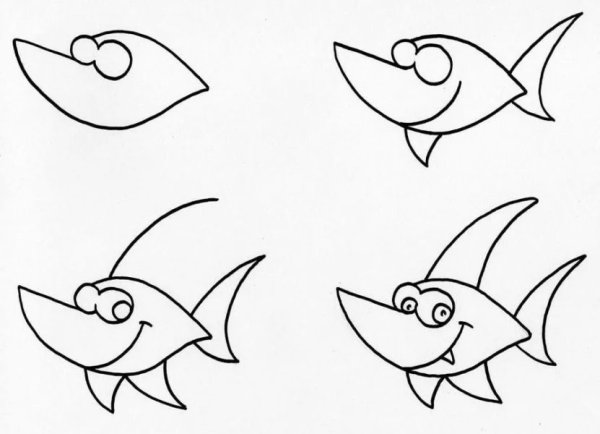 Срисовать рисунки легкие для мальчиков