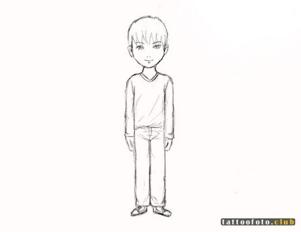 Рисунки для начинающих мальчиков