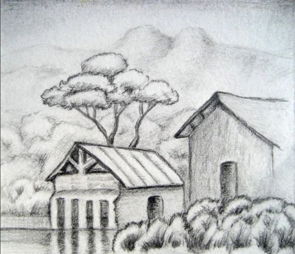 Эскиз пейзажа