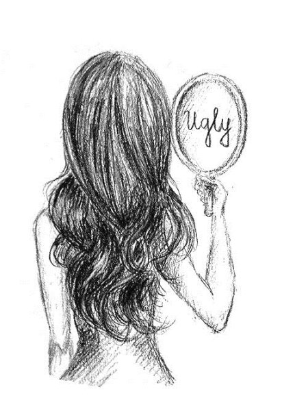Прикольные рисунки карандашом девушек