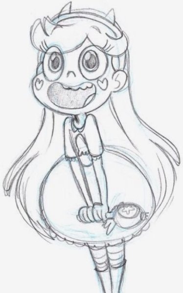 Звёздочка бэтрфляй срисовка