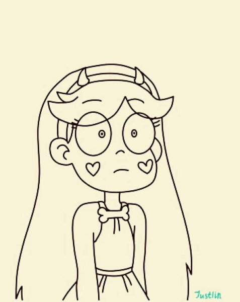 Стар против сил зла для срисовки