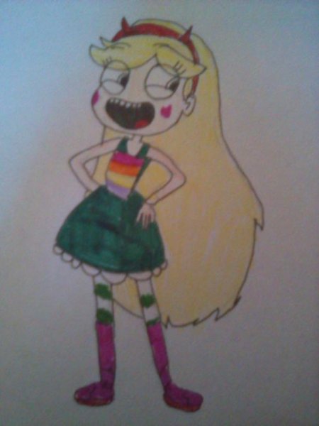 Рисунки для срисовки Звездочка Баттерфляй