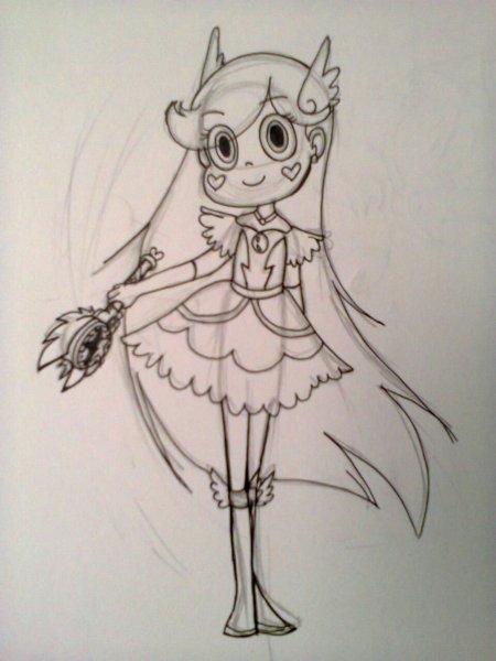 Раскраска Звёздочка Баттерфляй и Марко