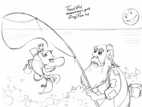 Сказки рисунки карандашом