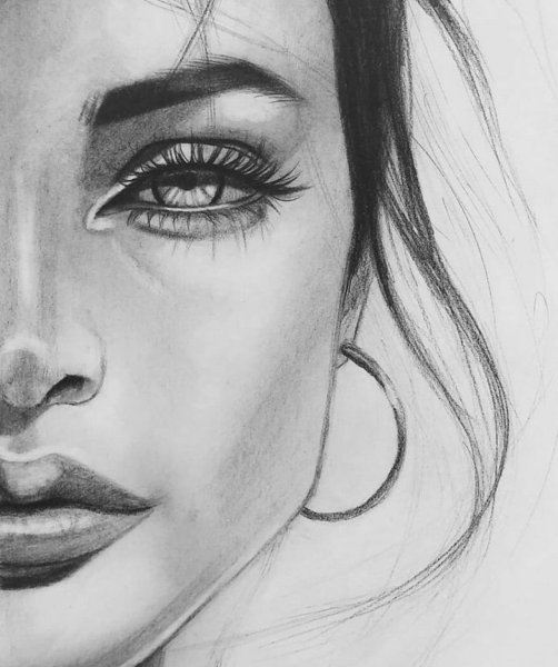 Картинки для срисовки девушки