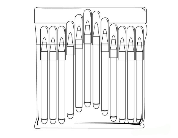 Карандаш раскраска для детей