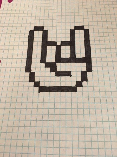 Рисование в клеточку в тетради