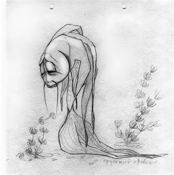 Рисунки карандашом грустные