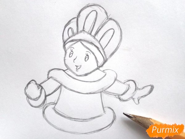 Рисование Деда Мороза и Снегурочки