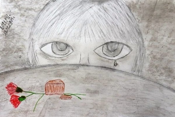 Блокада глазами детей рисунки