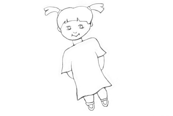 Кукла рисунок пошагово