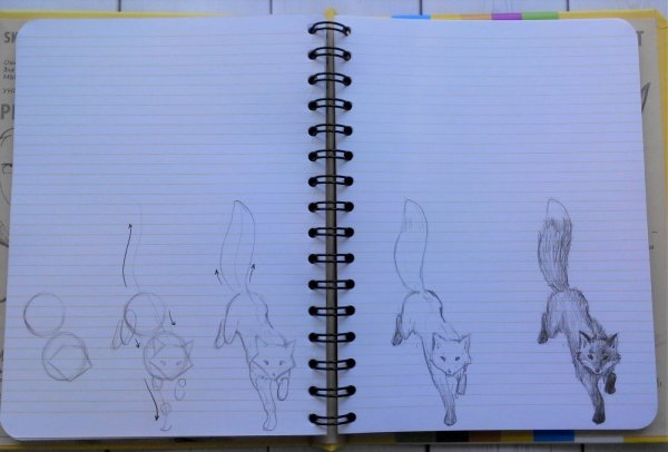 Маленькие зарисовки в тетради