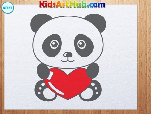 Картинки панды для срисовки