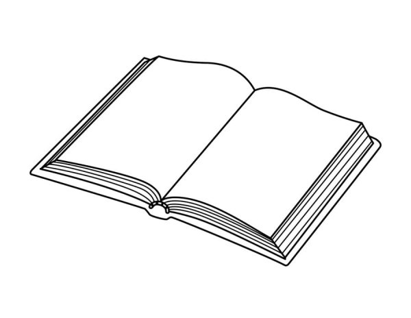 Поэтапное рисование книжки