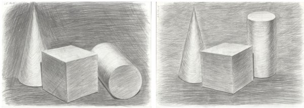 Штриховка геометрических фигур