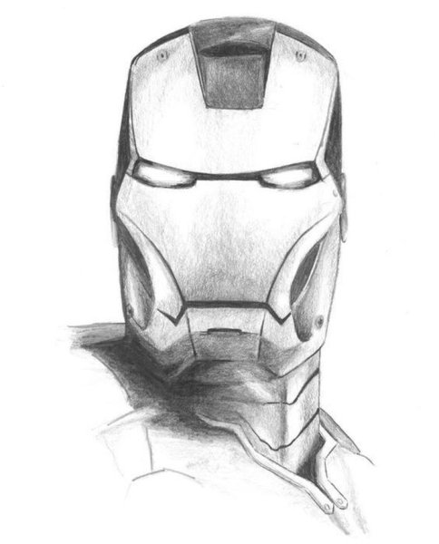Железный человек для рисования
