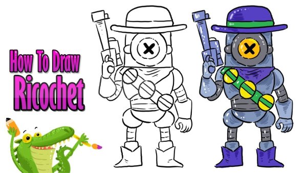 Раскраска Браво старс Рикошет