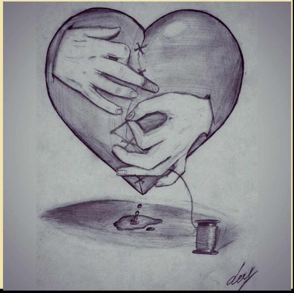 Рисунки карандашом грустные