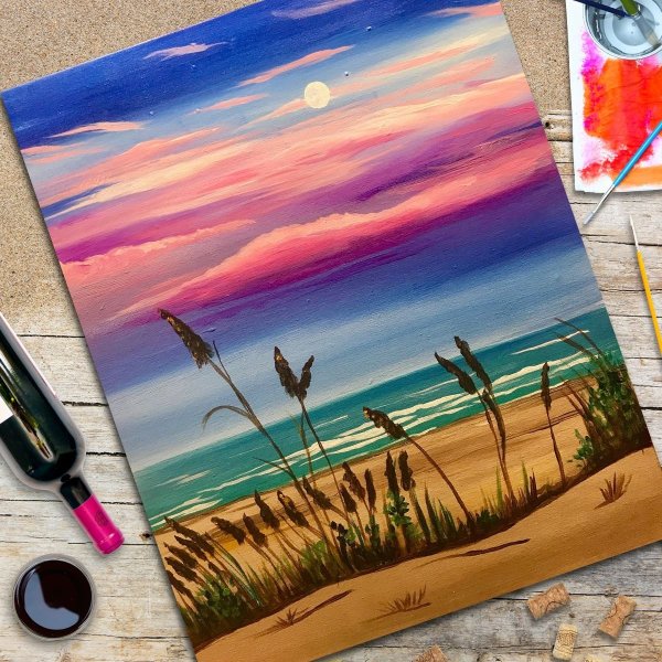 Рисунки красками