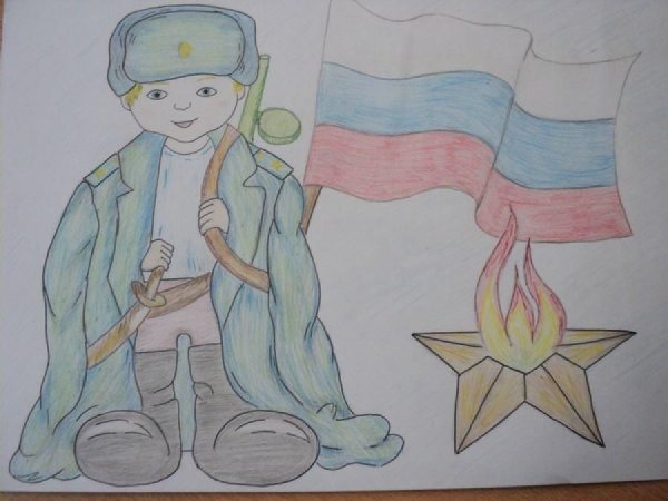 Война рисунок карандашом