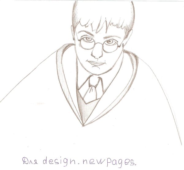 Гарри Поттер нарисовать для начинающих