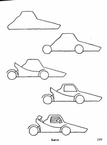 Машинка рисунок