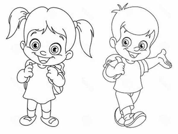 Рисунки для срисовки для детей