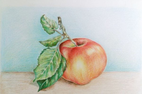 Рисунки цветными карандашами