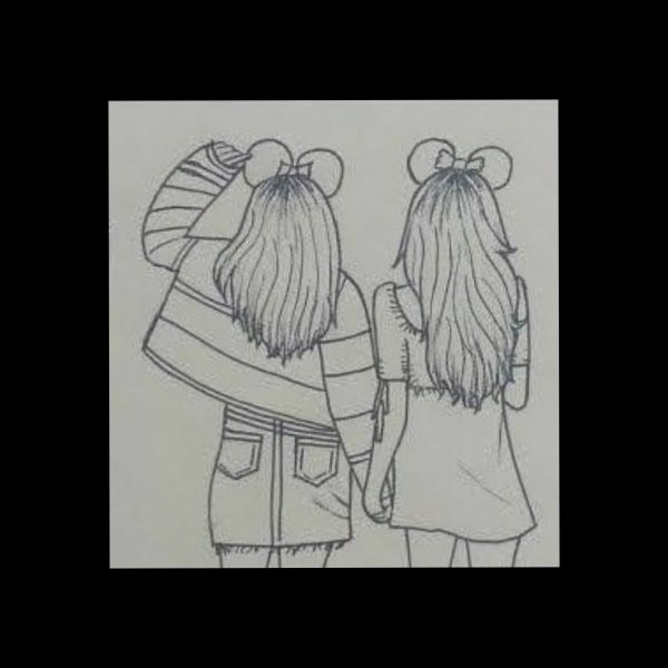 Картинки для срисовки Дружба