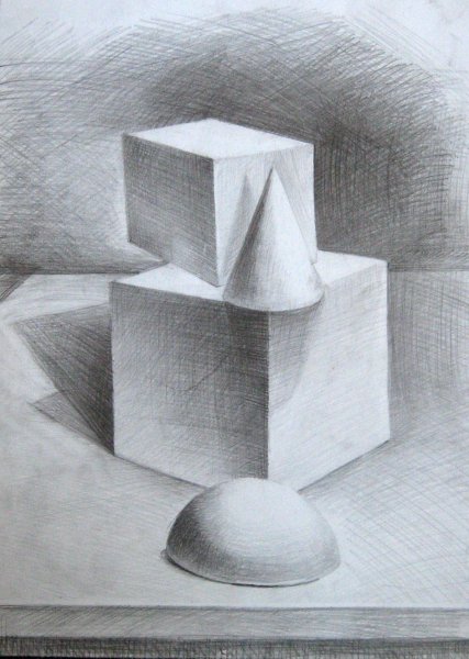 Композиция из геометрических фигур