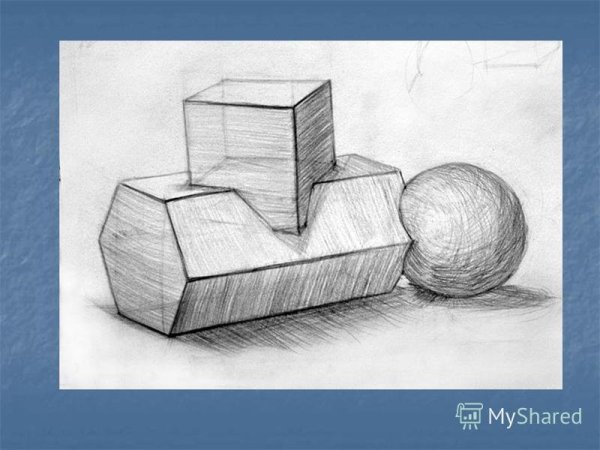 Рисование объемных фигур