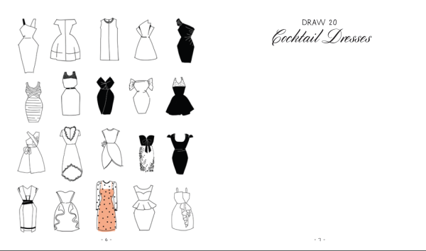 Рисунки одежды для срисовки лёгкие