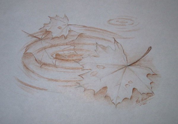 Рисунок на тему осень