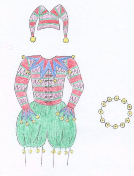 Новогодние костюмы для рисования