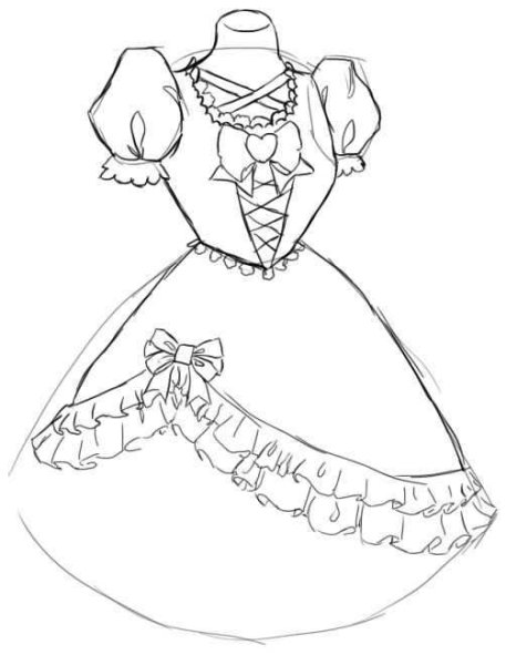 Карнавальный образ карандашом