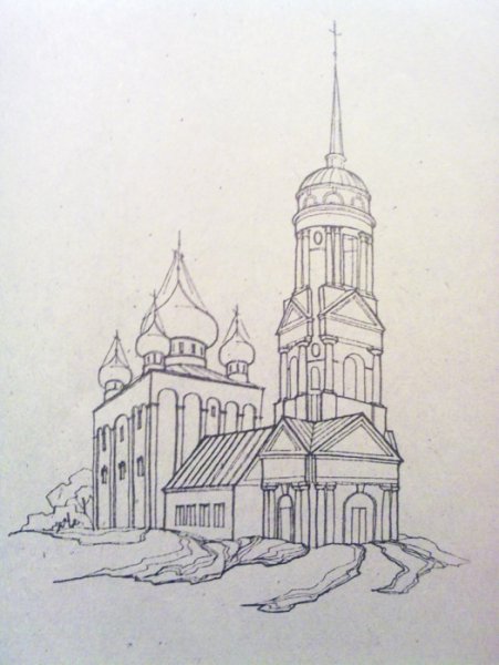 Никольский собор Наброски