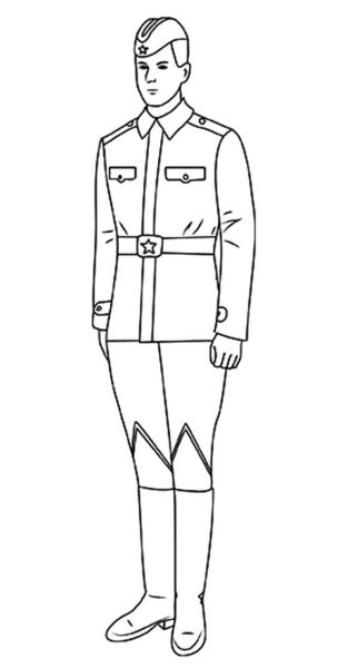Рисунок солдату