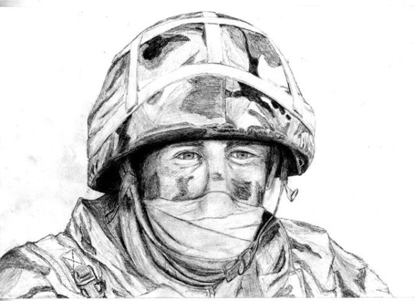 Солдат скетч