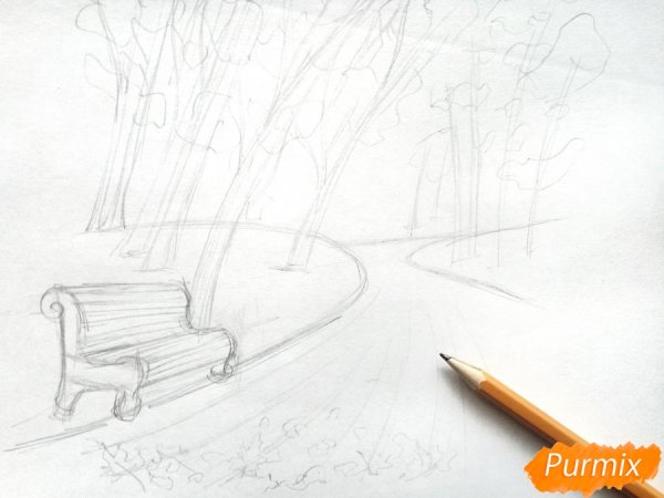 Картины карандашом природа