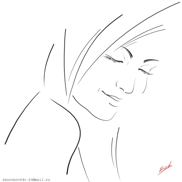 Рисование талии