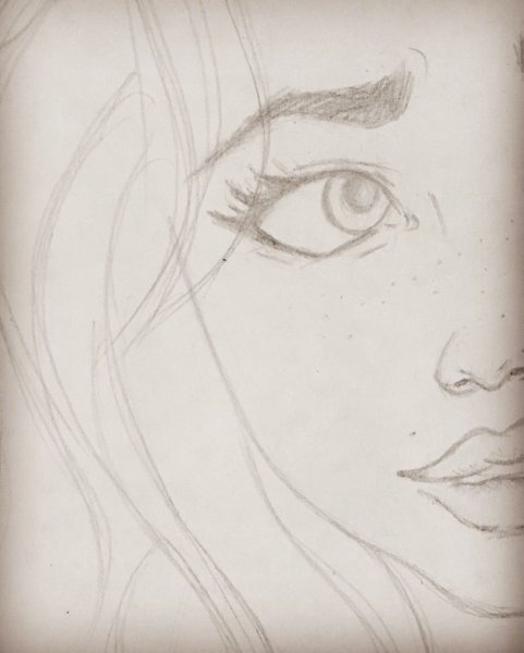 Легкий рисунок человека