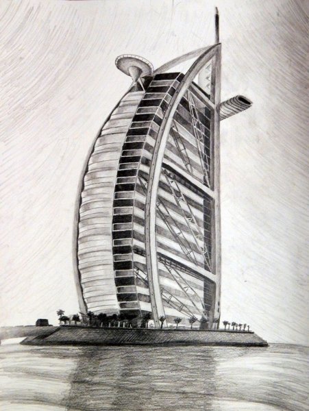 Burj al arab набросок